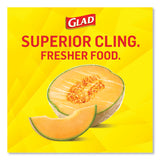 Glad® ClingWrap Plastic Wrap, 200 Square Foot Roll, Clear, 12 Rolls/Carton (CLO00020CT) Case of 12