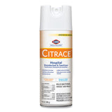 Clorox Healthcare® Citrace Hospital Disinfectant and Deodorizer, Citrus, 14 oz Aerosol Spray, 12/Carton (CLO49100) Case of 12