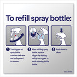 Clorox® Bleach Foamer Bathroom Spray, Original, 30 oz Spray Bottle, 9/Carton (CLO30614) Case of 4