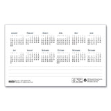 House of Doolittle™ Bar Harbor Recycled Desk Tent Monthly Calendar, 7 x 4.25, White/Blue Sheets, 12-Month (Jan to Dec): 2026 (HOD3679) Each