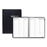 House of Doolittle™ Academic Year Recycled Professional Weekly Planner, 11 x 8.5, Black Wirebound Soft Cover, 12-Month (Aug to July): 2025-2026 (HOD257202) Each