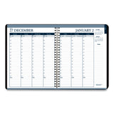House of Doolittle™ Recycled Wirebound Weekly/Monthly Planner, 11 x 8.5, Black Cover, 12-Month (Jan to Dec): 2026 (HOD28302) Each