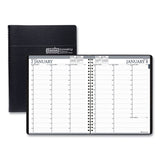 House of Doolittle™ Recycled Professional Weekly Planner, 15-Minute Appts, 11 x 8.5, Black Wirebound Soft Cover, 12-Month (Jan to Dec): 2026 (HOD27202) Each