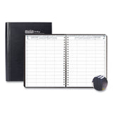House of Doolittle™ Executive Series Four-Person Group Practice Daily Appointment Book, 11 x 8.5, Black Hard Cover, 12-Month (Jan to Dec): 2026 (HOD28292) Each