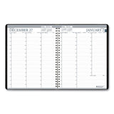 House of Doolittle™ Recycled Professional Weekly Planner, 15-Minute Appts, 11 x 8.5, Black Wirebound Soft Cover, 12-Month (Jan to Dec): 2026 (HOD27202) Each