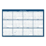 House of Doolittle™ Recycled Yearly Reversible Wall Calendar Non-Laminated, 24 x 37, White/Blue Sheets, 12-Month (Jan to Dec): 2026 (HOD3990) Each