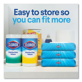 Clorox® Disinfecting Wipes, Easy Pull Pack, 1-Ply, 8 x 7, Lemon Scent, White, 75 Towels/Box (CLO31404EA) Each