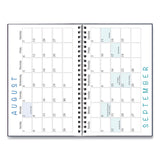 House of Doolittle™ Recycled Academic Weekly/Monthly Appointment Planner, 8 x 5, Black Cover, 13-Month: Aug 2025 to Aug 2026 (HOD27502) Each