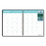 House of Doolittle™ Earthscapes Recycled Ruled Monthly Planner, Landscapes Color Photos, 11 x 8.5, Black Cover, 14-Month: Dec 2025 to Jan 2027 (HOD26402) Each