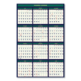 House of Doolittle™ Four Seasons Business/Academic Recycled Wall Calendar, 24 x 37, 12-Month (July-June): 2025-2026, 12-Month (Jan to Dec): 2026 (HOD390) Each