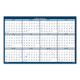 House of Doolittle™ Recycled Poster Style Reversible/Erasable Yearly Wall Calendar, 32 x 48, White/Blue/Gray Sheets, 12-Month (Jan to Dec): 2026 (HOD3961) Each