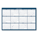 House of Doolittle™ Recycled Poster Style Reversible/Erasable Yearly Wall Calendar, 18 x 24, White/Blue/Gray Sheets, 12-Month (Jan to Dec): 2026 (HOD3960) Each