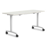 Union & Scale™ Workplace2.0 Nesting Training Table, Rectangular, 60w x 24d x 29.5h, Silver Mesh (UOS24393616) Each