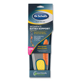 Dr. Scholl's® Pain Relief Extra Support Orthotic Insoles, Women Sizes 6 to 11, Gray/Blue/Orange/Yellow, Pair (DSC59013) 1 Pair