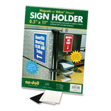 NuDell™ Acrylic Sign Holder, 8.5 x 11, Clear (NUD37085)
