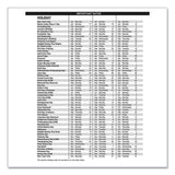 House of Doolittle™ Black-on-White Photo Weekly Appointment Book, Landscape Photography, 11 x 8.5, Black Cover, 12-Month (Jan to Dec): 2026 (HOD217102) Each