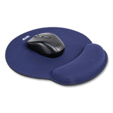 Allsop® MousePad Pro Memory Foam Mouse Pad with Wrist Rest, 9 x 10, Blue (ASP30206) Each