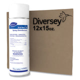 Diversey™ End Bac II Spray Disinfectant, Fresh Scent, 15 oz Aerosol Spray, 12/Carton (DVO04832) Case of 12