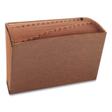 Smead™ TUFF Expanding Open-Top Stadium File, 31 Sections, 1/31-Cut Tabs, Legal Size, Redrope (SMD70469) Each