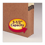 Smead™ Redrope Drop-Front End Tab File Pockets, 3.5" Expansion, Letter Size, Redrope, 10/Box (SMD73624) Pack of 10
