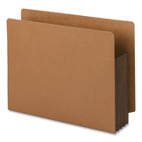 Smead™ Redrope Drop-Front End Tab File Pockets, Fully Lined 6.5" High Gussets, 3.5" Expansion, Letter Size, Redrope/Brown, 10/Box (SMD73681) Pack of 10