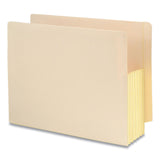 Smead™ Manila End Tab File Pockets with Tyvek-Lined Gussets, 5.25" Expansion, Letter Size, Manila, 10/Box (SMD75174) Pack of 10