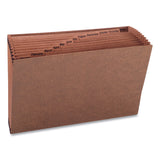 Smead™ TUFF Expanding Open-Top Stadium File, 12 Sections, 1/12-Cut Tabs, Legal Size, Redrope (SMD70490) Each