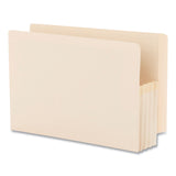 Smead™ Manila End Tab File Pockets, 3.5" Expansion, Legal Size, Manila, 25/Box (SMD76124) Pack of 25