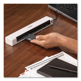 Brother DS-640 Compact Mobile Document Scanner, 600 dpi Optical Resolution, 1-Sheet Auto Document Feeder (BRTDS640) Each