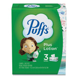 Puffs® Plus Lotion Facial Tissue, 2-Ply, White, 124/Box, 3 Box/Pack (PGC39363PK) Pack of 3