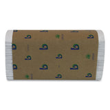 Boardwalk® Boardwalk Green C-Fold Towels, 1-Ply, 10.13 x 12.75, Natural White, 150/Pack, 16 Packs/Carton (BWK51GREENB) Case of 2400