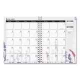 House of Doolittle™ Recycled Wild Flower Weekly/Monthly Planner, Wild Flowers Artwork, 9 x 7, Gray/White/Purple Cover, 12-Month (Jan-Dec): 2026 (HOD295674) Each