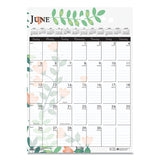 House of Doolittle™ Recycled Wild Flower Wall Calendar, Wild Flowers Artwork, 12 x 16.5, White/Multicolor Sheets, 12-Month (Jan to Dec): 2026 (HOD3462) Each