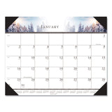 House of Doolittle™ Recycled Full-Color Monthly Desk Pad Calendar, Nature Photography, 22 x 17, Black Binding/Corners,12-Month (Jan to Dec): 2026 (HOD140HD) Each
