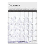 House of Doolittle™ Recycled Wild Flower Wall Calendar, Wild Flowers Artwork, 12 x 16.5, White/Multicolor Sheets, 12-Month (Jan to Dec): 2026 (HOD3462) Each