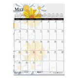 House of Doolittle™ Recycled Wild Flower Wall Calendar, Wild Flowers Artwork, 12 x 16.5, White/Multicolor Sheets, 12-Month (Jan to Dec): 2026 (HOD3462) Each