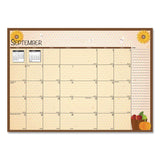House of Doolittle™ Seasonal Monthly Planner, Illustrated Seasons Artwork, 10 x 7, Light Blue Cover, 12-Month (Jan to Dec): 2026 (HOD23908) Each