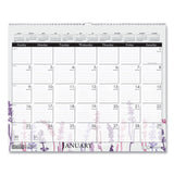 House of Doolittle™ Recycled Wild Flower Wall Calendar, Wild Flowers Artwork, 15 x 12, White/Multicolor Sheets, 12-Month (Jan to Dec): 2026 (HOD3469) Each