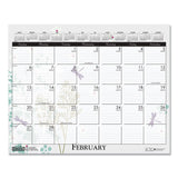 House of Doolittle™ Recycled Wild Flower Wall Calendar, Wild Flowers Artwork, 15 x 12, White/Multicolor Sheets, 12-Month (Jan to Dec): 2026 (HOD3469) Each