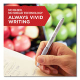 Sharpie® S-Gel™ S-Gel Fashion Barrel Gel Pen, Retractable, Medium 0.7 mm, Black Ink, Pearl White Barrel, Dozen (SAN2126236) 1 Dozen