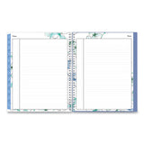 Blue Sky® Lindley Weekly/Monthly Planner, Floral Artwork, 11 x 8.5, White/Blue/Green Cover, 12-Month (Jan to Dec): 2026 (BLS100654) Each