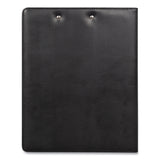 Bond Street, Ltd. Faux-Leather Padfolio, Notched Front Cover with Clipboard Fastener, 9 x 12 Pad, 9.75 x 12.5, Black (BND5041BSBLACK) Each