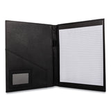 Bond Street, Ltd. Faux-Leather Padfolio, 9 x 12 Pad, 9.75 x 12.5, Black (BND5042BSBLACK) Each