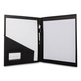 Bond Street, Ltd. Faux-Leather Padfolio, 9 x 12 Pad, 9.75 x 12.5, Black (BND5042BSBLACK) Each