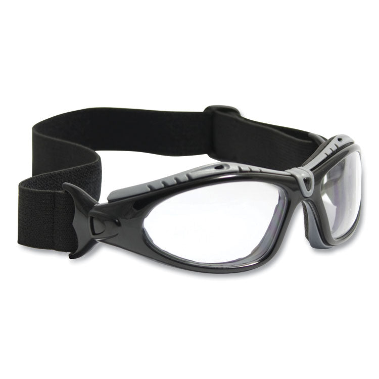 Bouton® Optical Fuselage Safety Goggles, Black Frame, Clear Lens (BOU250500420)