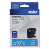 Brother LC101C Innobella Ink, 300 Page-Yield, Cyan (BRTLC101C) Each