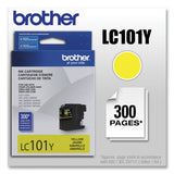 Brother LC101Y Innobella Ink, 300 Page-Yield, Yellow (BRTLC101Y) Each