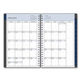 Blue Sky® Passages Weekly/Monthly Planner, 8 x 5, Charcoal Cover, 12-Month (Jan to Dec): 2026 (BLS100010) Each