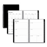 Blue Sky® Enterprise Weekly/Monthly Planner, 8 x 5, Black Cover, 12-Month (Jan to Dec): 2026 (BLS111291) Each