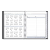 Blue Sky® Passages Appointment Planner, 11 x 8.5, Charcoal Cover, 12-Month (Jan to Dec): 2026 (BLS100009) Each